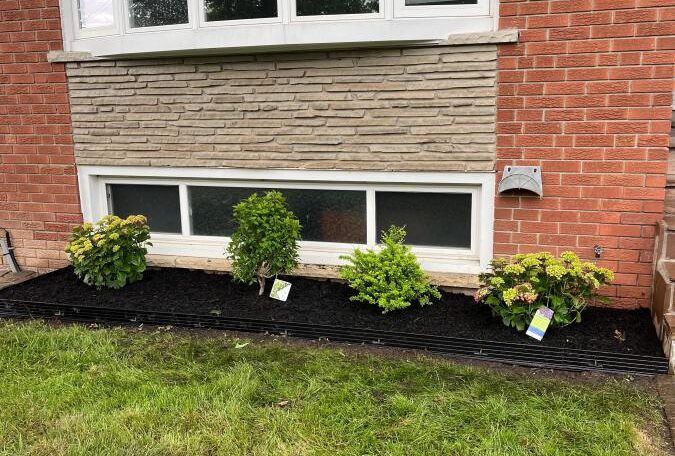 Mulching finished front