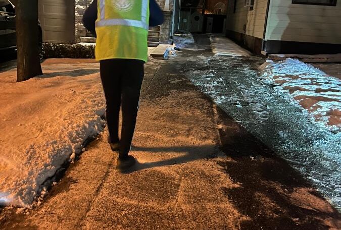 Salting and snow removal gardenshine