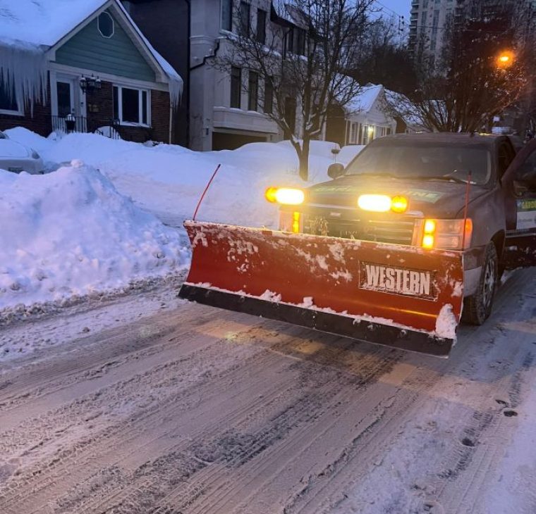 Snow gardenshine truck residential